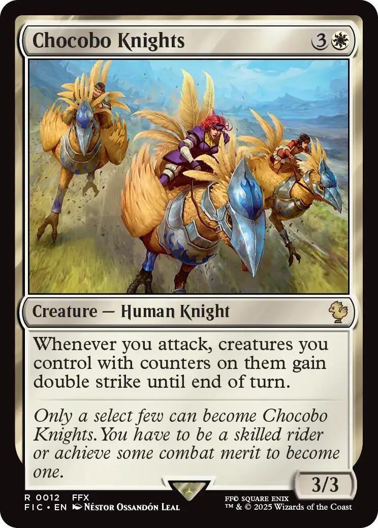 Chocobo Knights (Surge Foil) [FINAL FANTASY Commander] | The CG Realm