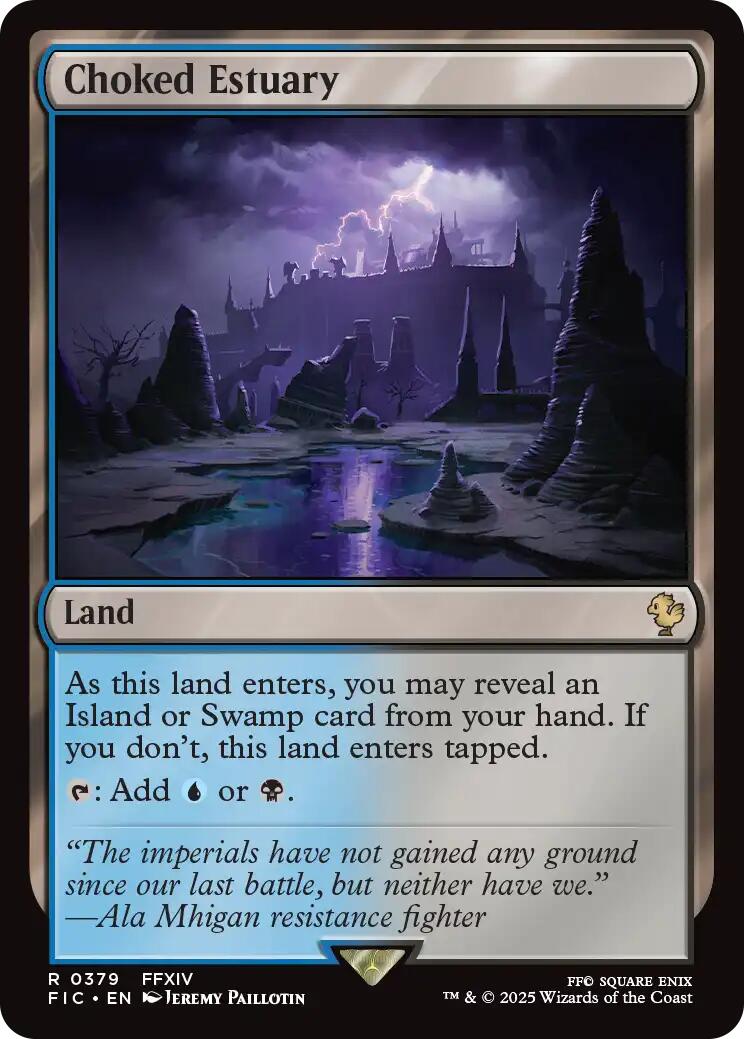 Choked Estuary (Surge Foil) [FINAL FANTASY Commander] | The CG Realm