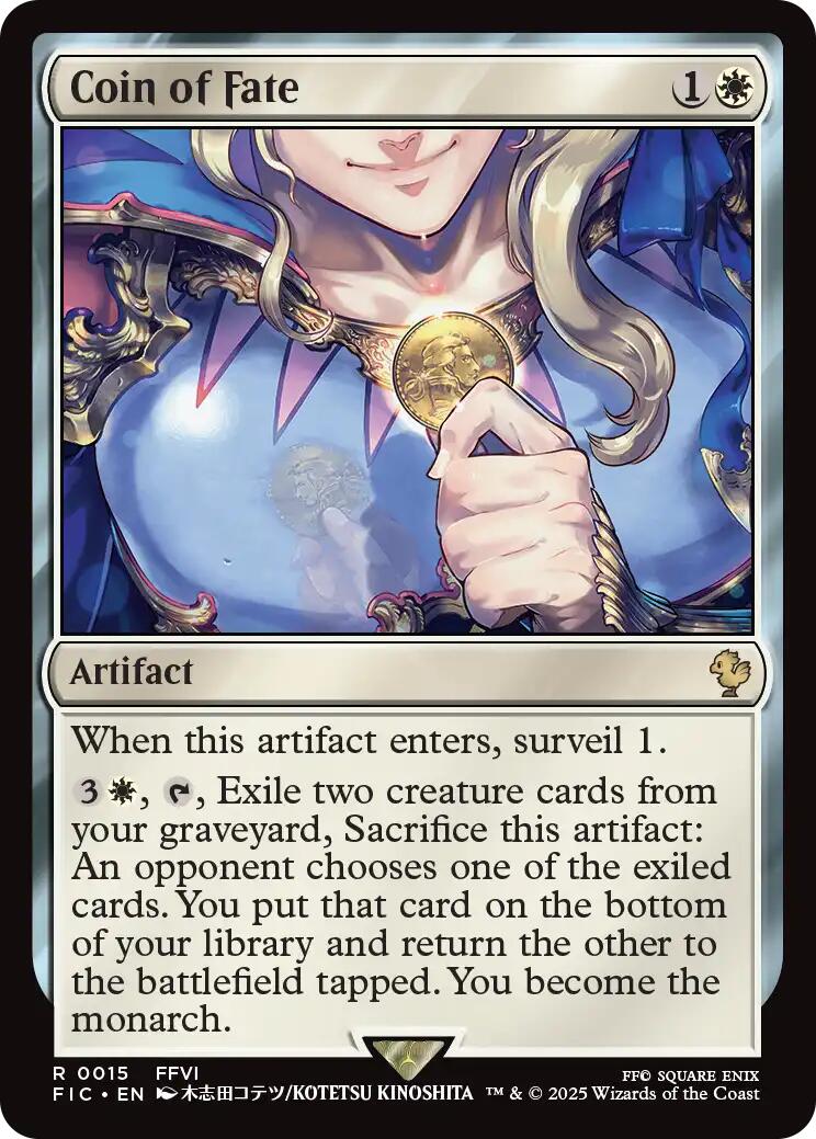 Coin of Fate (Surge Foil) [FINAL FANTASY Commander] | The CG Realm