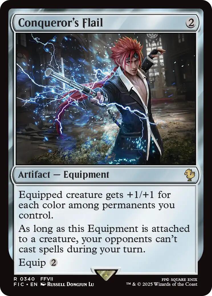 Conqueror's Flail (Surge Foil) [FINAL FANTASY Commander] | The CG Realm