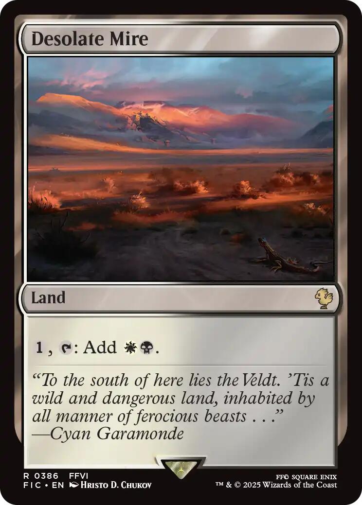 Desolate Mire (Surge Foil) [FINAL FANTASY Commander] | The CG Realm