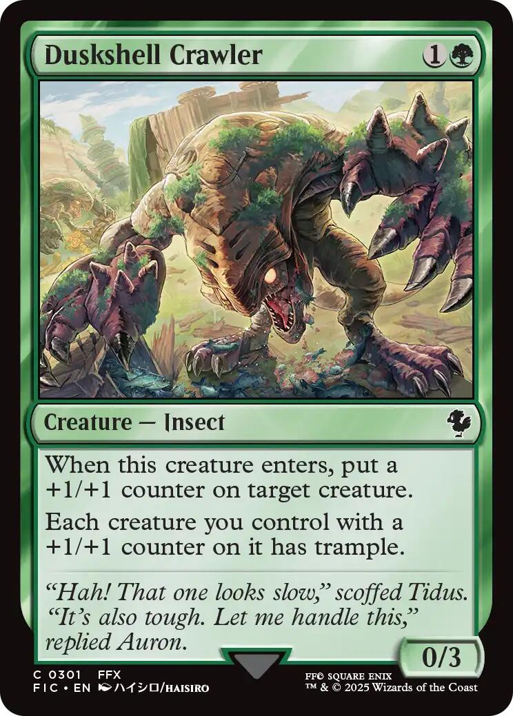 Duskshell Crawler (Surge Foil) [FINAL FANTASY Commander] | The CG Realm