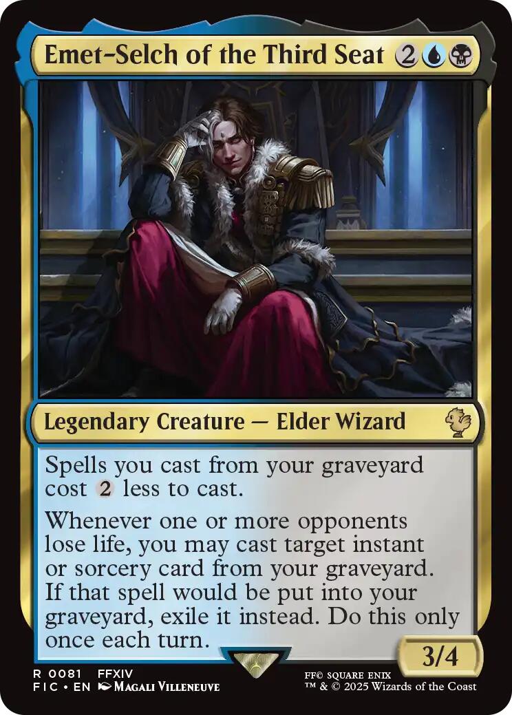 Emet-Selch of the Third Seat (Surge Foil) [FINAL FANTASY Commander] | The CG Realm