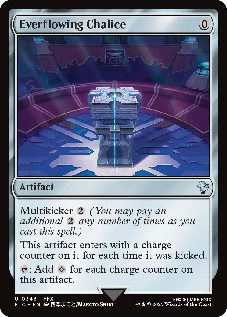 Everflowing Chalice (Surge Foil) [FINAL FANTASY Commander] | The CG Realm