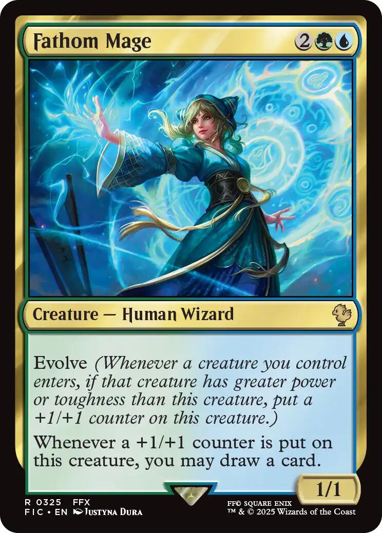 Fathom Mage (Surge Foil) [FINAL FANTASY Commander] | The CG Realm