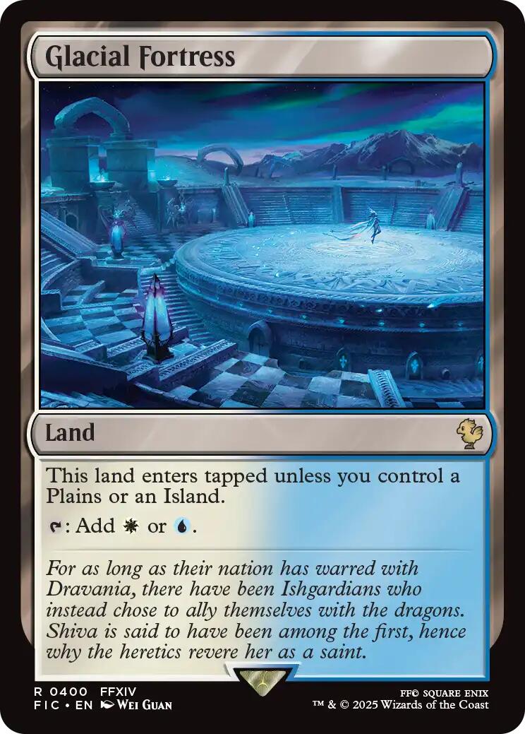 Glacial Fortress (Surge Foil) [FINAL FANTASY Commander] | The CG Realm
