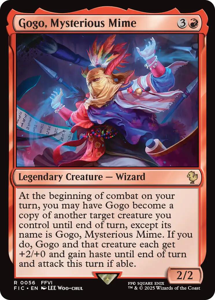 Gogo, Mysterious Mime (Surge Foil) [FINAL FANTASY Commander] | The CG Realm