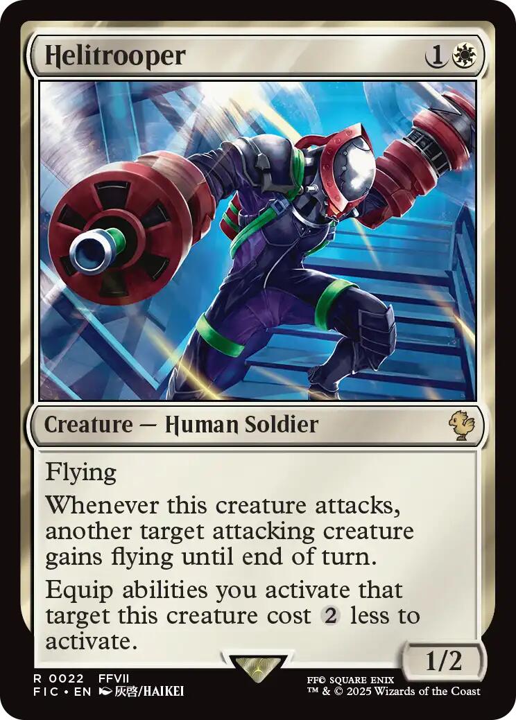 Helitrooper (Surge Foil) [FINAL FANTASY Commander] | The CG Realm