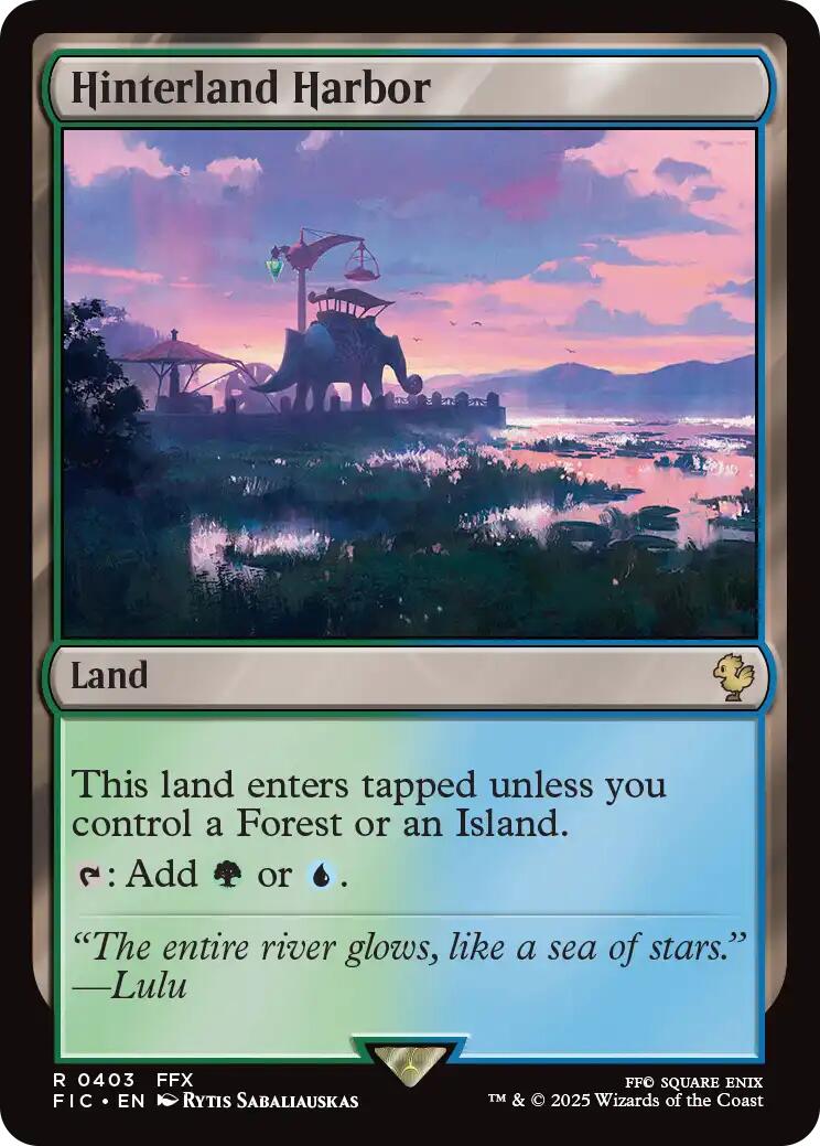 Hinterland Harbor (Surge Foil) [FINAL FANTASY Commander] | The CG Realm
