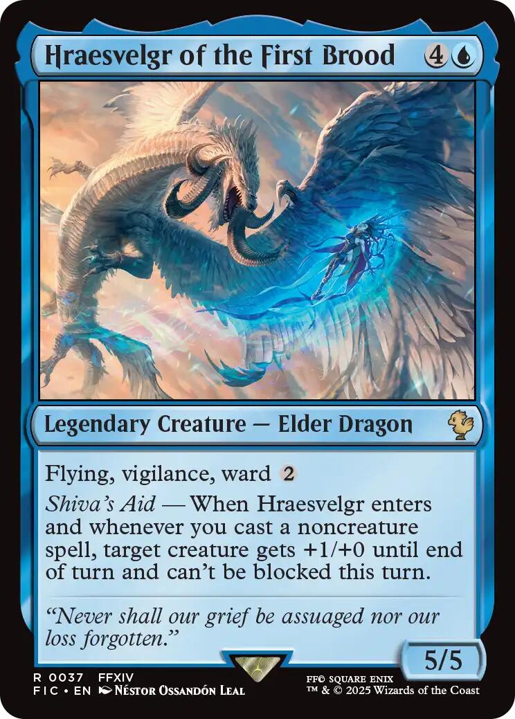 Hraesvelgr of the First Brood (Surge Foil) [FINAL FANTASY Commander] | The CG Realm