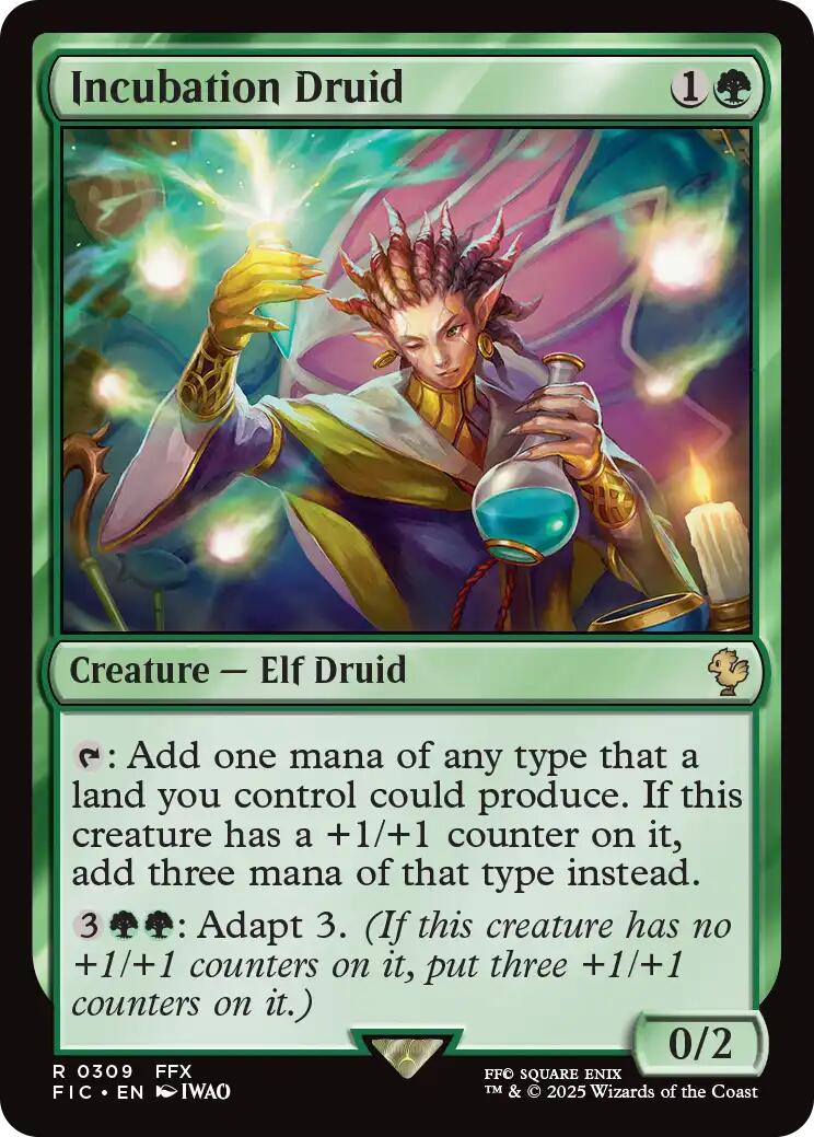 Incubation Druid (Surge Foil) [FINAL FANTASY Commander] | The CG Realm