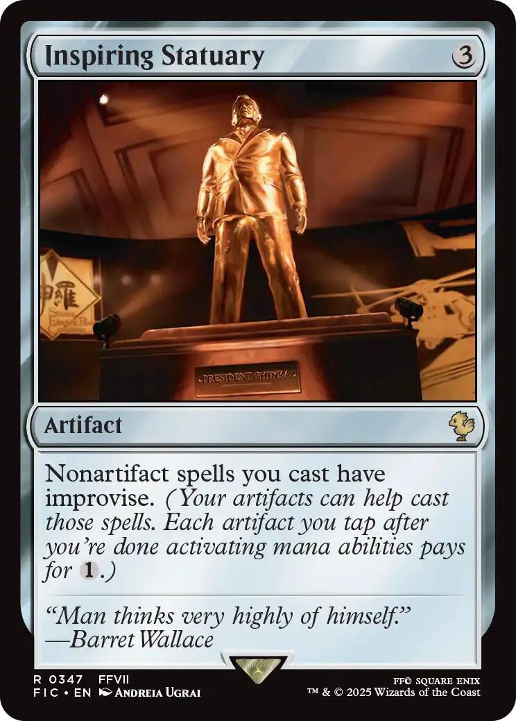 Inspiring Statuary (Surge Foil) [FINAL FANTASY Commander] | The CG Realm