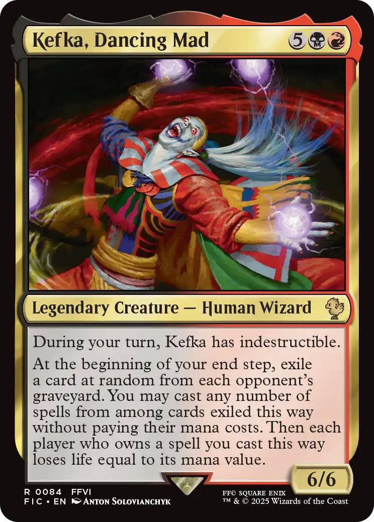 Kefka, Dancing Mad (Surge Foil) [FINAL FANTASY Commander] | The CG Realm