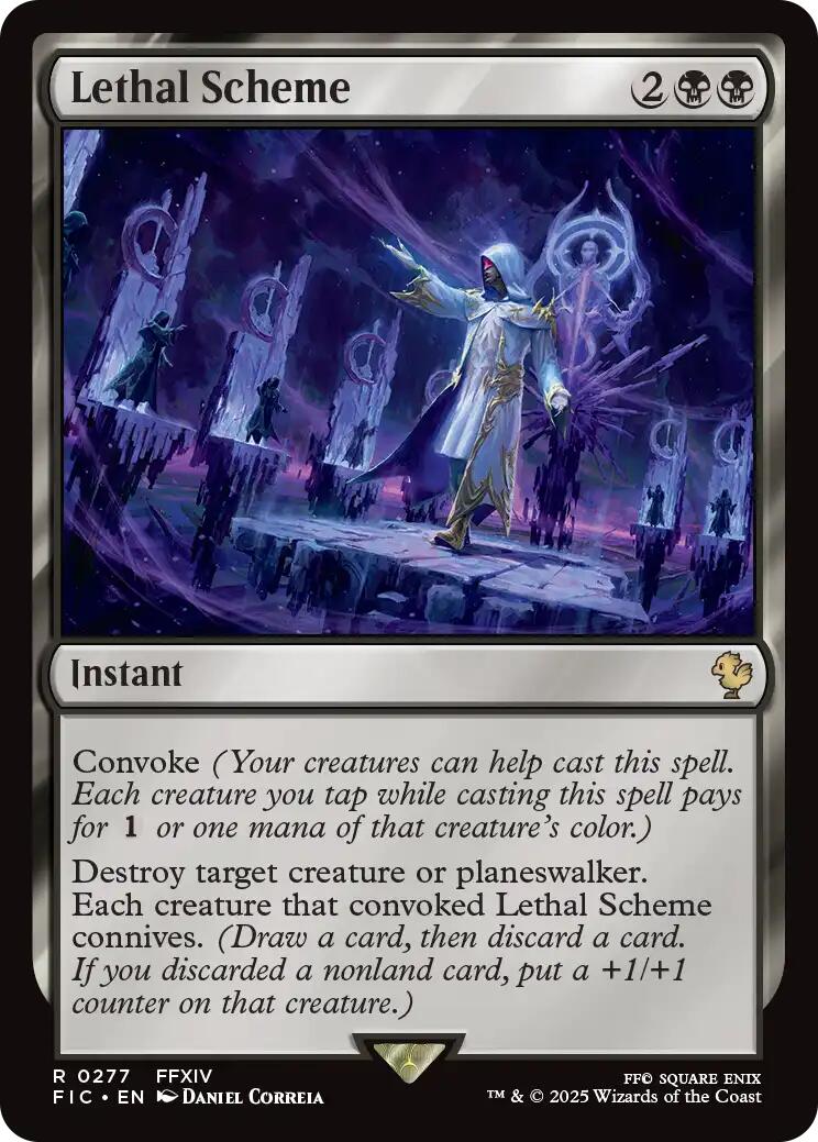 Lethal Scheme (Surge Foil) [FINAL FANTASY Commander] | The CG Realm