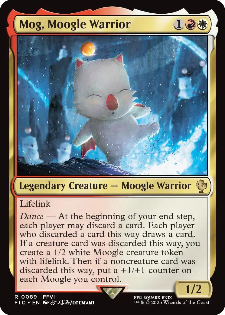 Mog, Moogle Warrior (Surge Foil) [FINAL FANTASY Commander] | The CG Realm