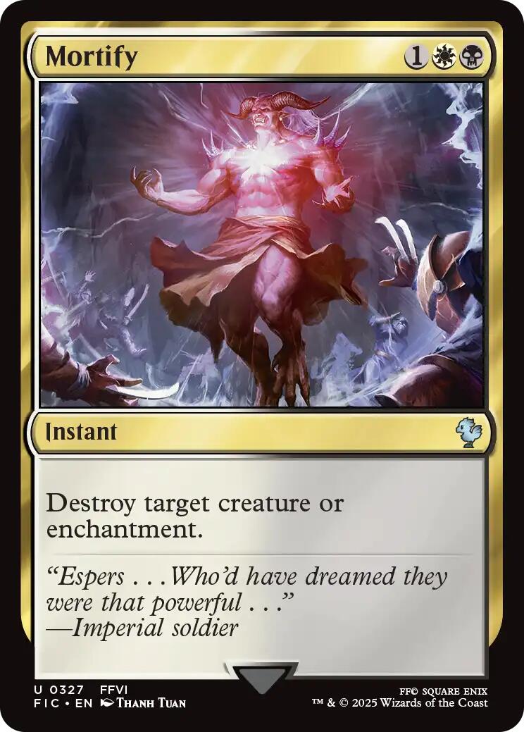 Mortify (Surge Foil) [FINAL FANTASY Commander] | The CG Realm
