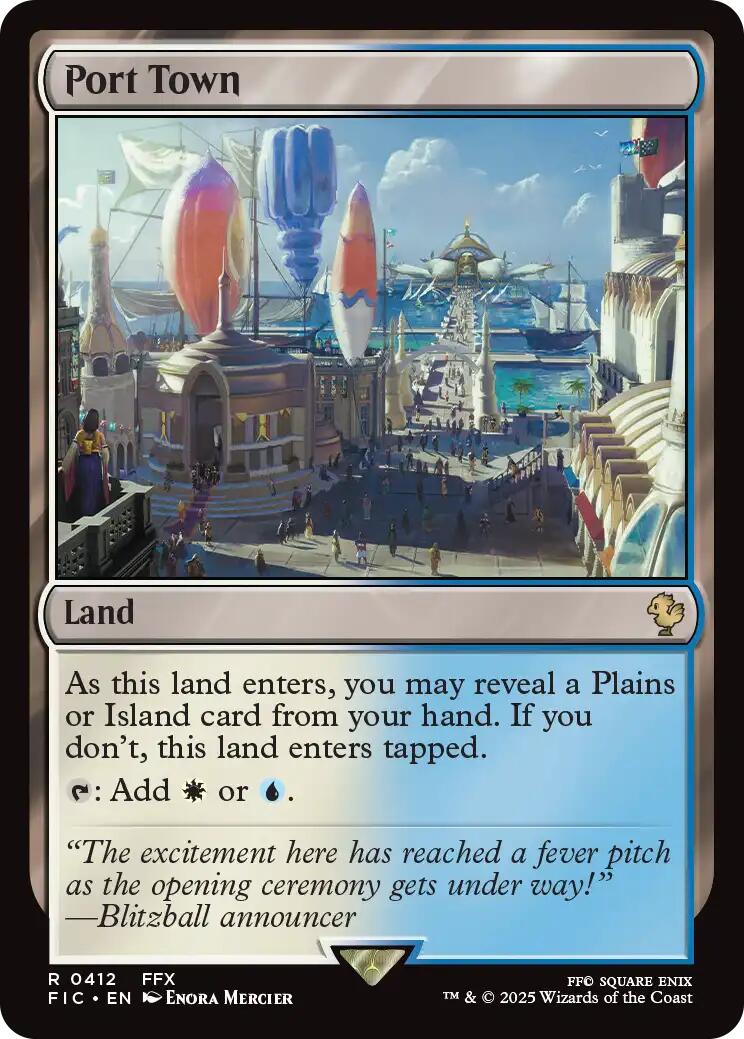 Port Town (Surge Foil) [FINAL FANTASY Commander] | The CG Realm