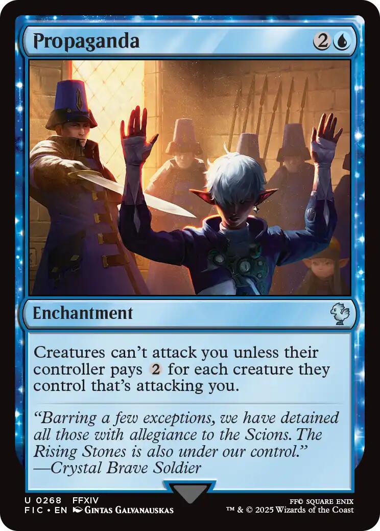 Propaganda (Surge Foil) [FINAL FANTASY Commander] | The CG Realm