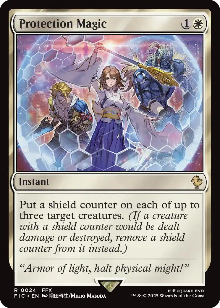 Protection Magic (Surge Foil) [FINAL FANTASY Commander] | The CG Realm