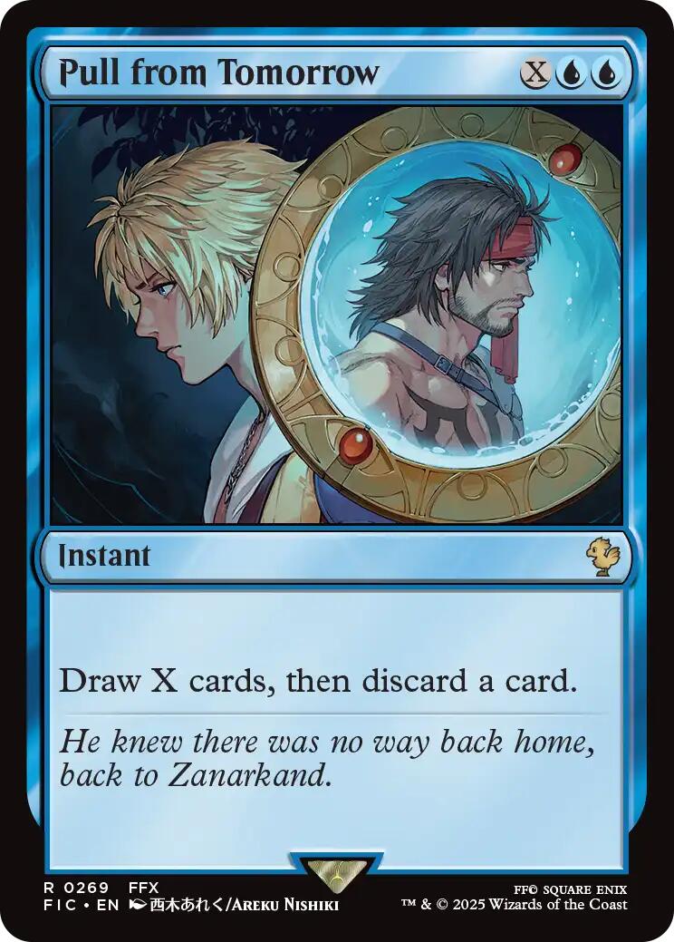 Pull from Tomorrow (Surge Foil) [FINAL FANTASY Commander] | The CG Realm
