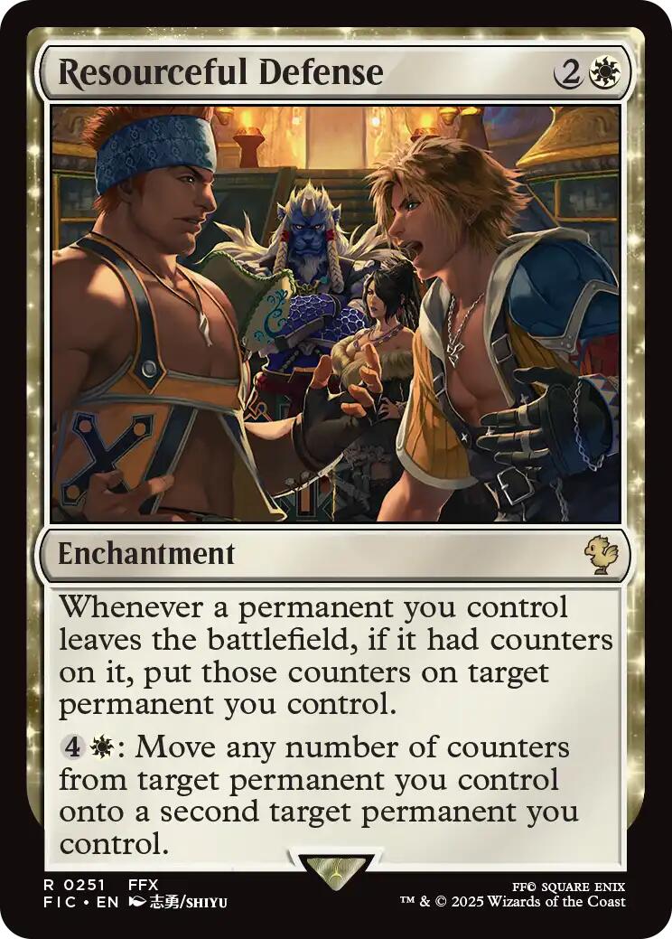 Resourceful Defense (Surge Foil) [FINAL FANTASY Commander] | The CG Realm