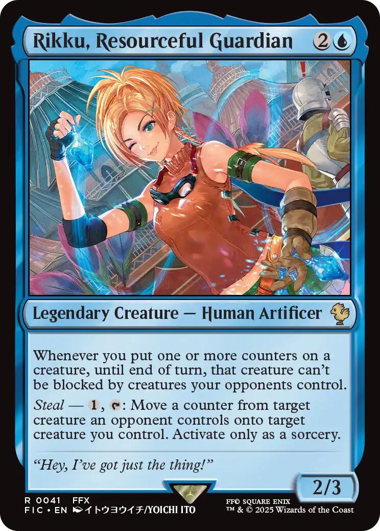 Rikku, Resourceful Guardian (Surge Foil) [FINAL FANTASY Commander] | The CG Realm