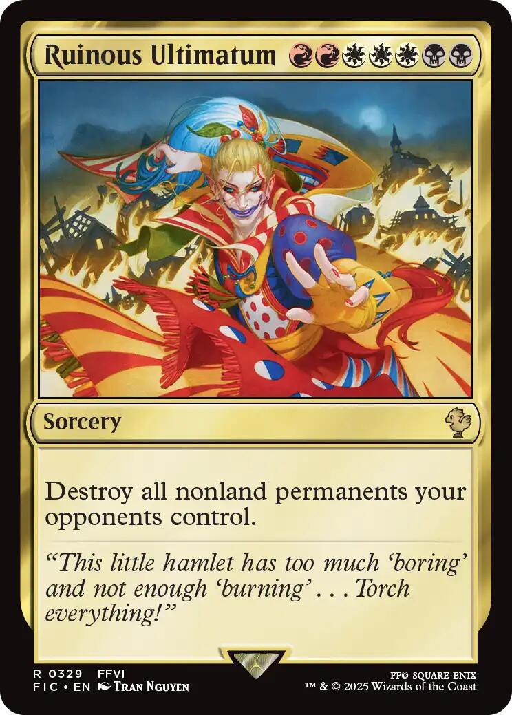 Ruinous Ultimatum (Surge Foil) [FINAL FANTASY Commander] | The CG Realm