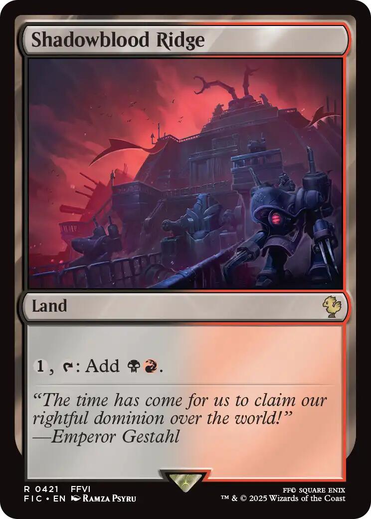 Shadowblood Ridge (Surge Foil) [FINAL FANTASY Commander] | The CG Realm