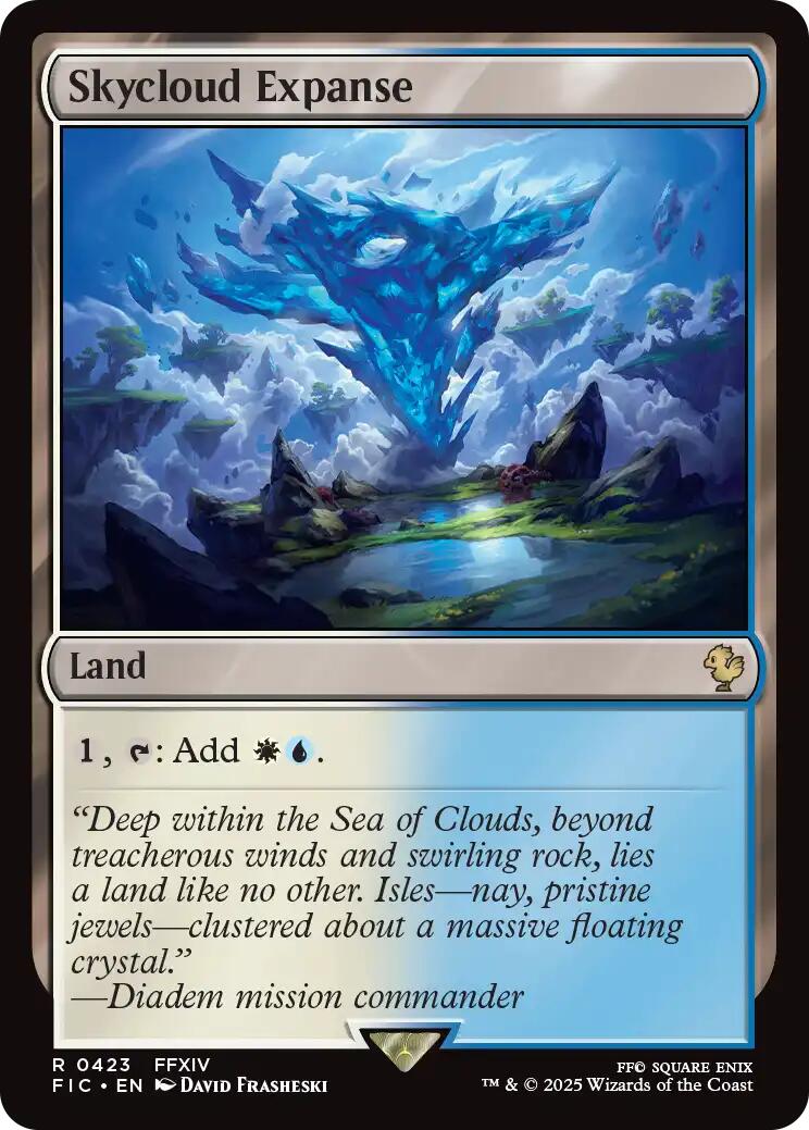 Skycloud Expanse (Surge Foil) [FINAL FANTASY Commander] | The CG Realm