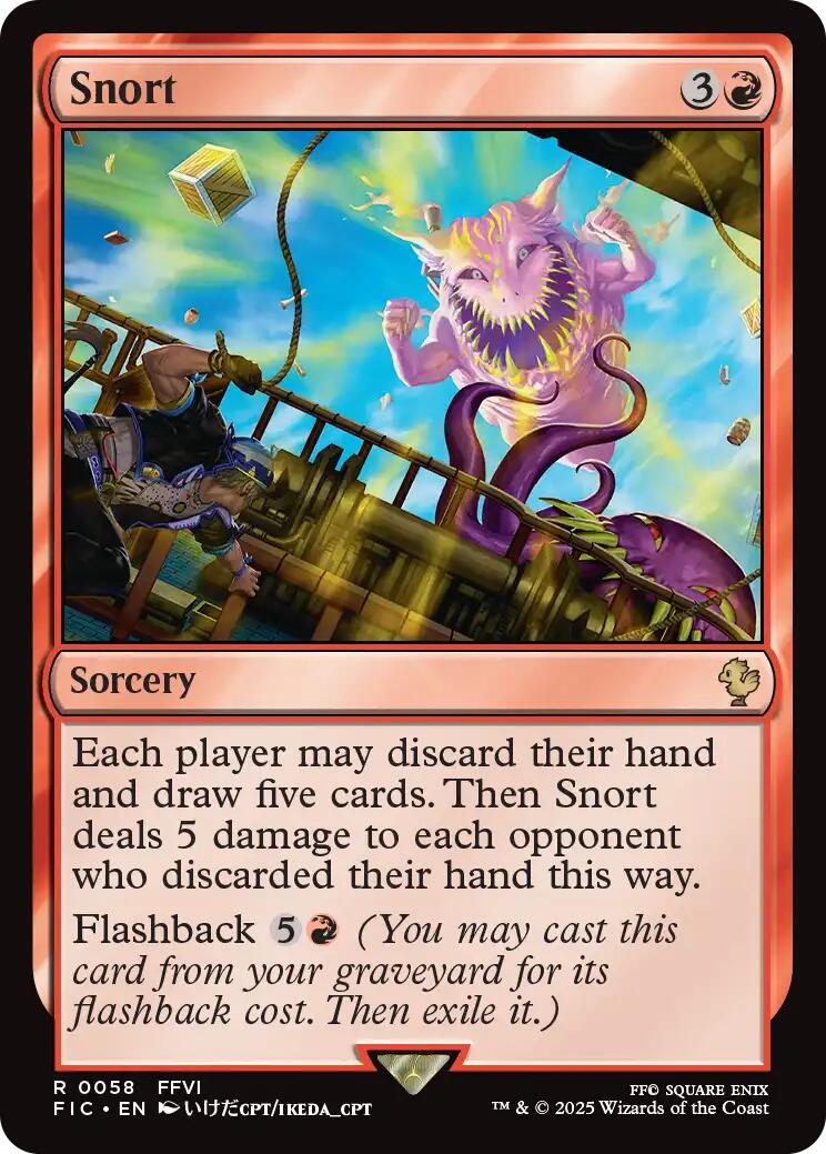 Snort (Surge Foil) [FINAL FANTASY Commander] | The CG Realm