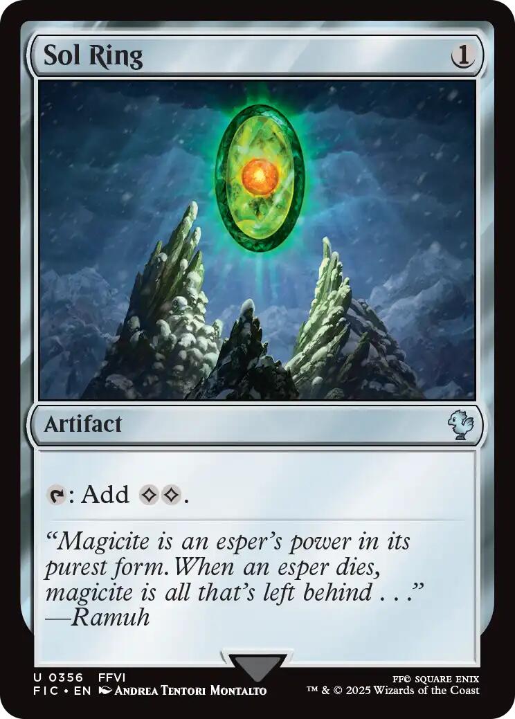Sol Ring (0356) (Surge Foil) [FINAL FANTASY Commander] | The CG Realm