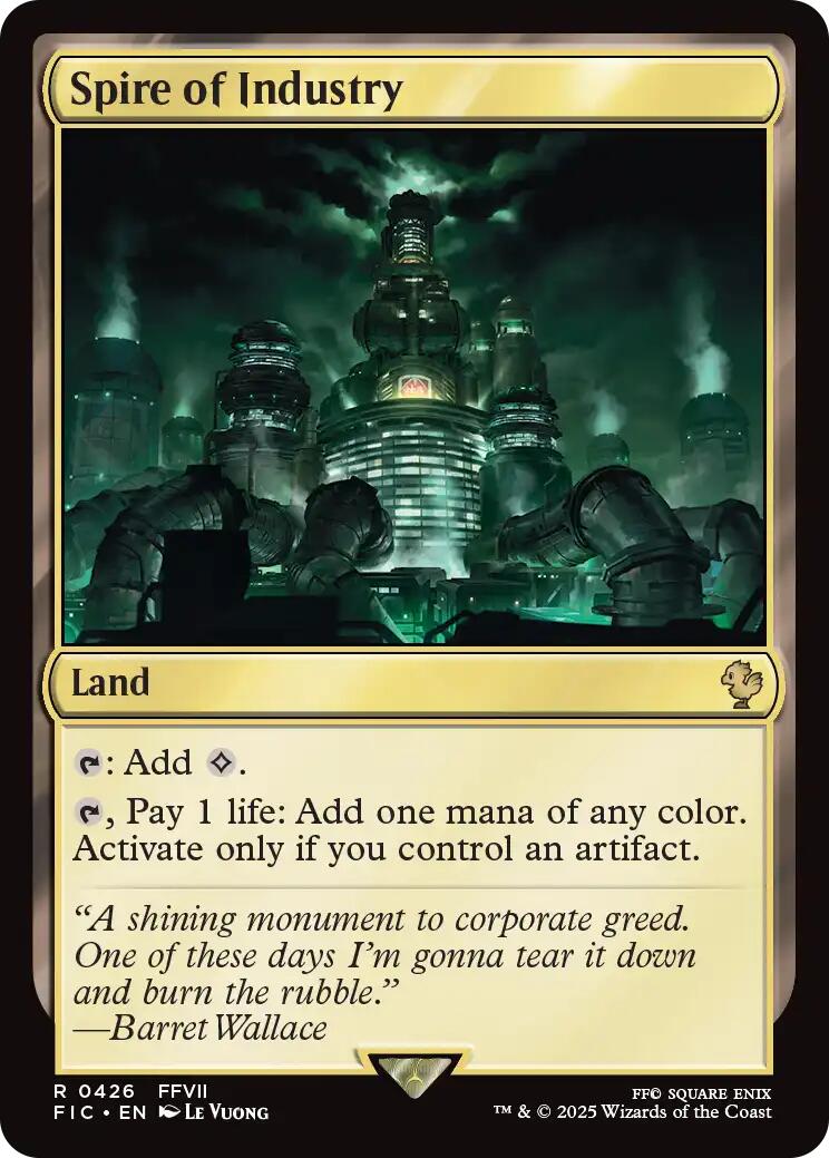 Spire of Industry (Surge Foil) [FINAL FANTASY Commander] | The CG Realm