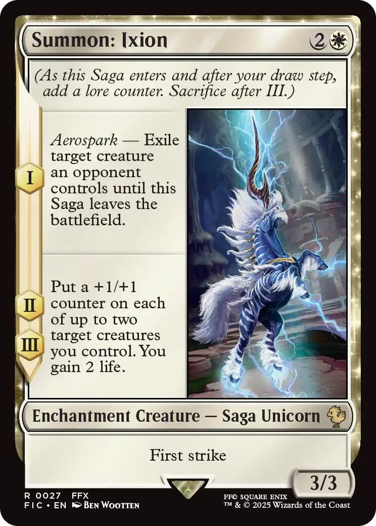 Summon: Ixion (Surge Foil) [FINAL FANTASY Commander] | The CG Realm