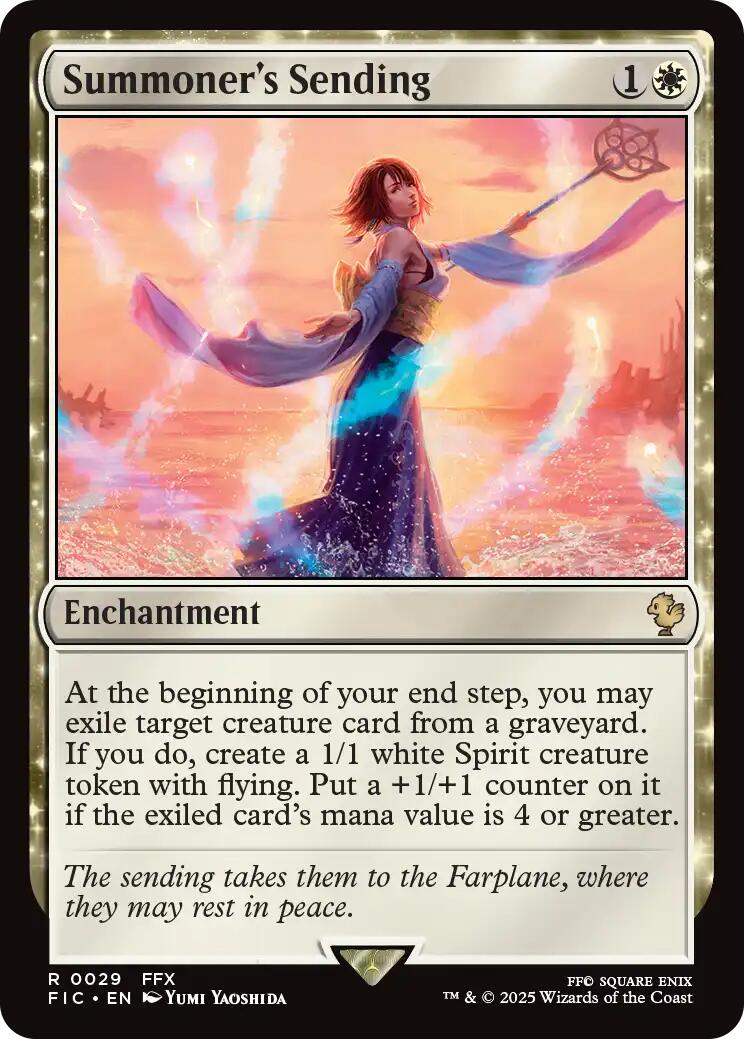 Summoner's Sending (Surge Foil) [FINAL FANTASY Commander] | The CG Realm