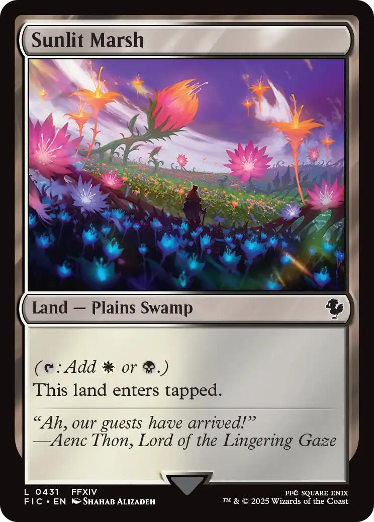 Sunlit Marsh (Surge Foil) [FINAL FANTASY Commander] | The CG Realm