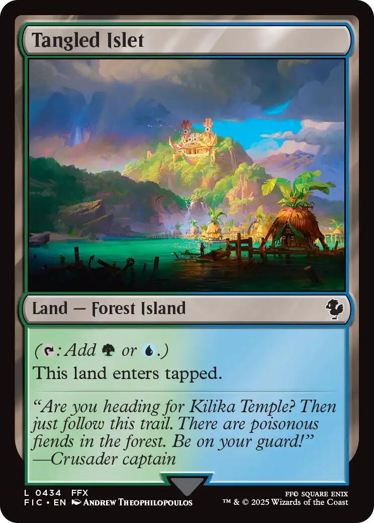 Tangled Islet (Surge Foil) [FINAL FANTASY Commander] | The CG Realm