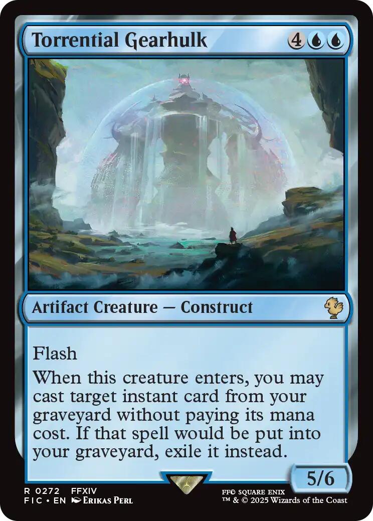 Torrential Gearhulk (Surge Foil) [FINAL FANTASY Commander] | The CG Realm