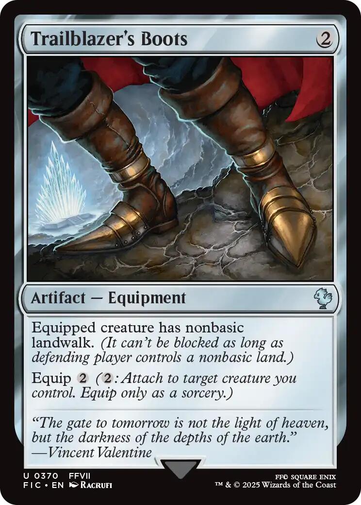 Trailblazer's Boots (Surge Foil) [FINAL FANTASY Commander] | The CG Realm