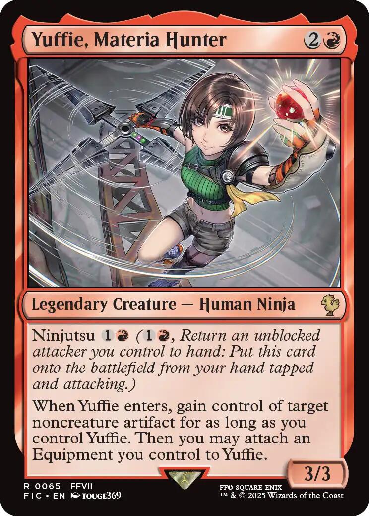 Yuffie, Materia Hunter (Surge Foil) [FINAL FANTASY Commander] | The CG Realm