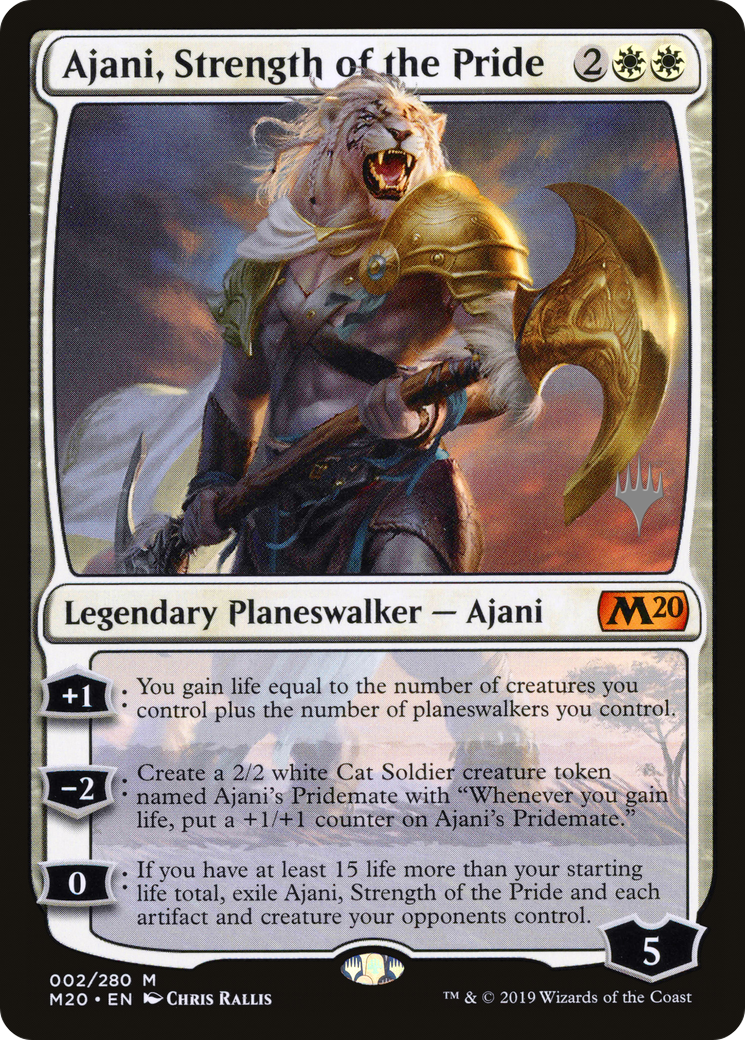 Ajani, Strength of the Pride (PPM20-02P) - Core Set 2020 Promos