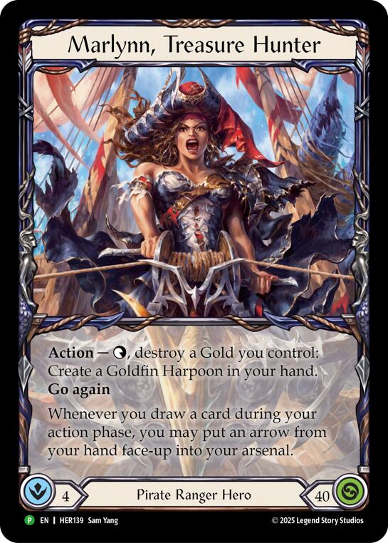Marlynn, Treasure Hunter [HER139] (Promo)  Rainbow Foil | The CG Realm