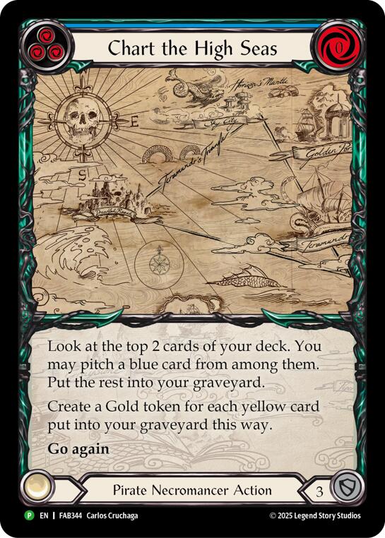 Chart the High Seas [FAB344] (Promo)  Rainbow Foil | The CG Realm