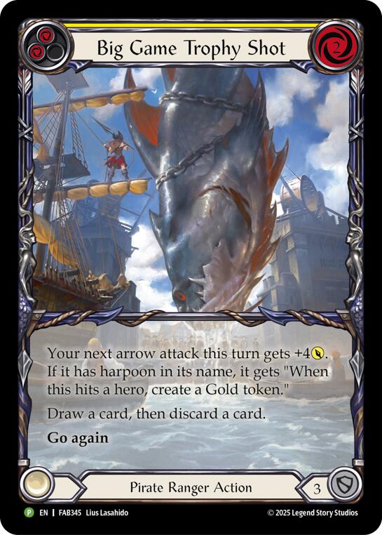 Big Game Trophy Shot [FAB345] (Promo)  Rainbow Foil | The CG Realm
