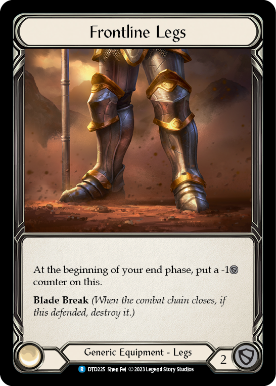 Frontline Legs [DTD225] (Dusk Till Dawn)  Cold Foil | The CG Realm