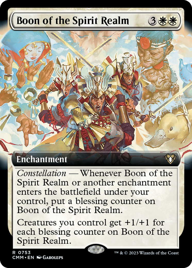Boon of the Spirit Realm (Extended Art) [Commander Masters] | The CG Realm