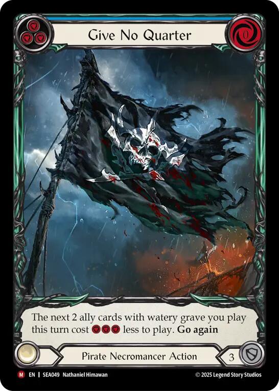 Give No Quarter (Extended Art) [SEA049] (High Seas)  Rainbow Foil | The CG Realm