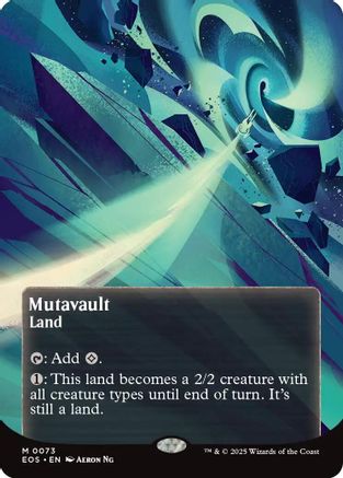Mutavault (0073) (Borderless) (EOS-073) - Edge of Eternities: Stellar Sights