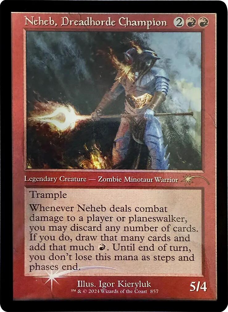 Neheb, Dreadhorde Champion (Retro Frame) [Secret Lair Drop Series] | The CG Realm