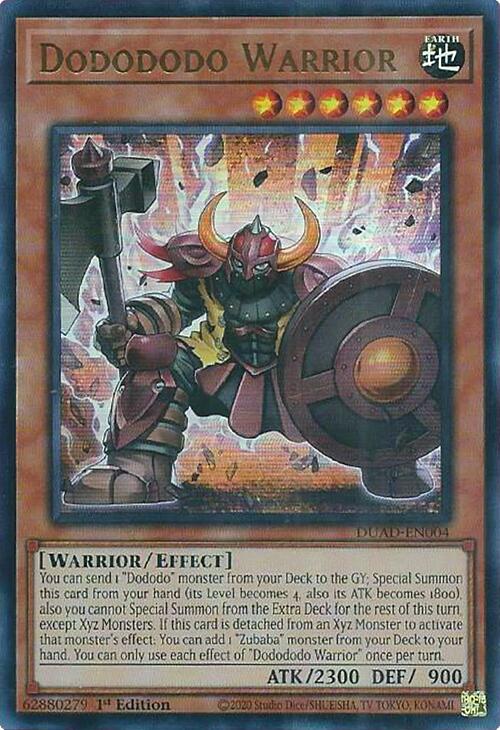 Dodododo Warrior [DUAD-EN004] Ultra Rare | The CG Realm