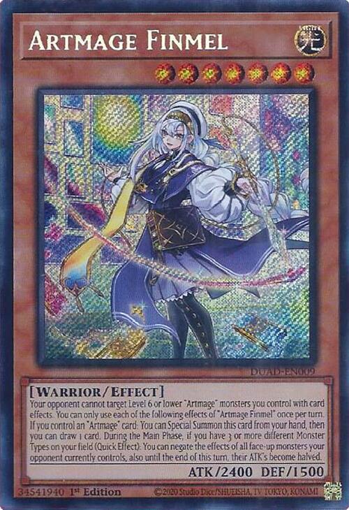 Artmage Finmel [DUAD-EN009] Secret Rare | The CG Realm